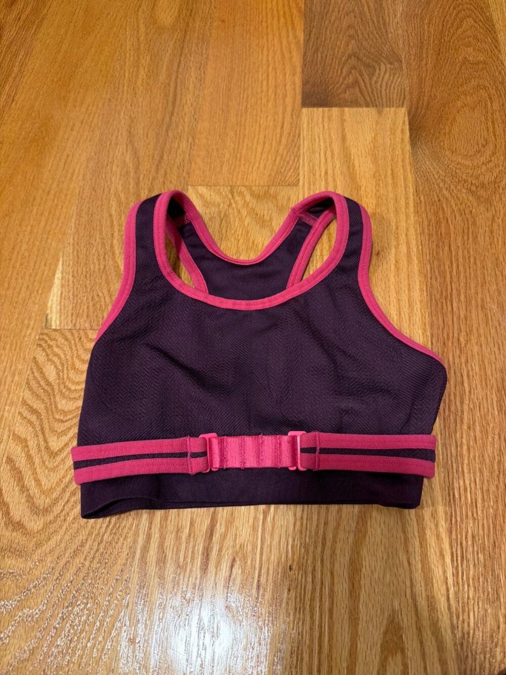 Patagonia Sports Bra XS Plum Pink Racerback Adjustable Hook Band